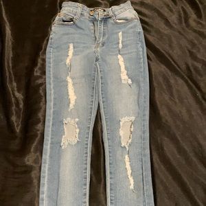 Super long fashion Nova jeans